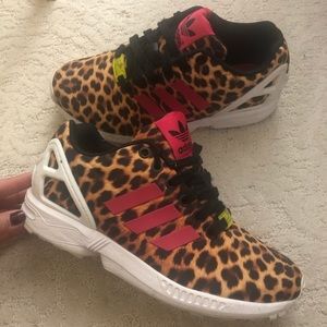COPY - Adidas Torsion ZX Flux Leopard Pink Sneaker 5.5